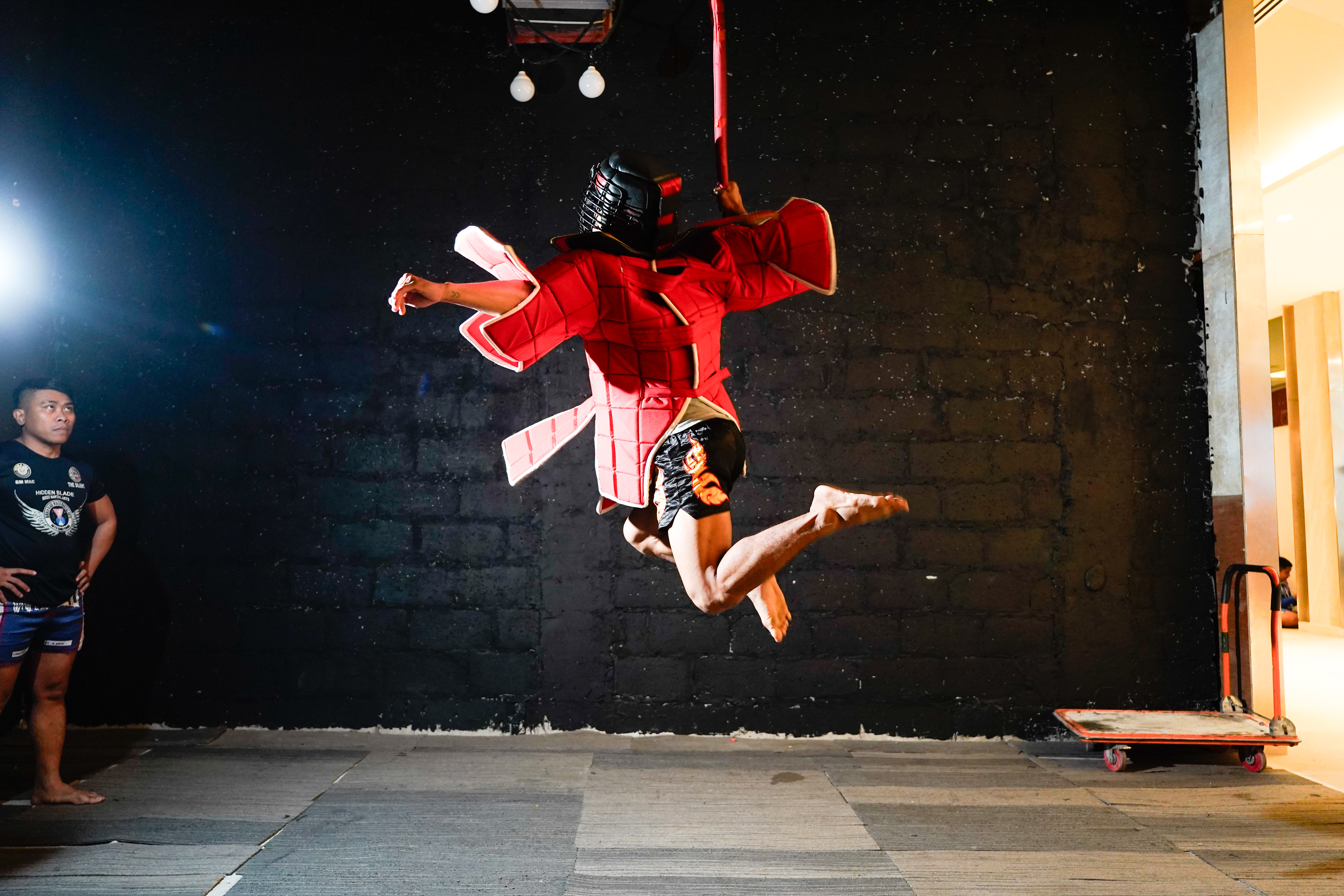 Arnis training session